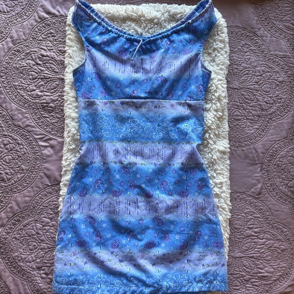 Vintage y2k Limited Too |  Girls’ Size 12 | Whimsical Paisley and Floral Dress